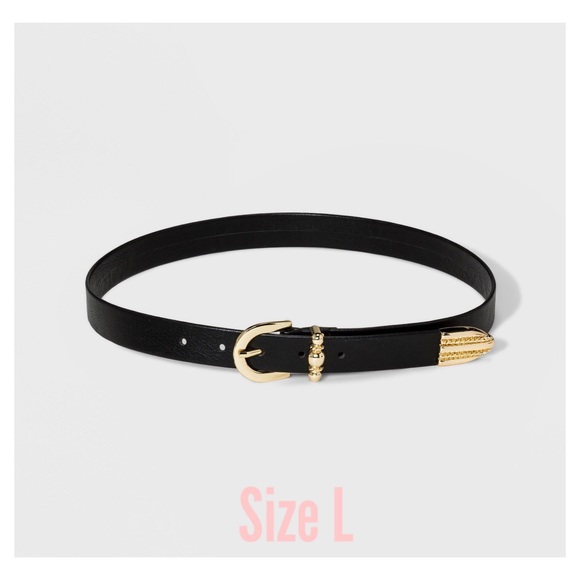 a new day Accessories - ⭐️ Black faux leather belt $9 ⭐️